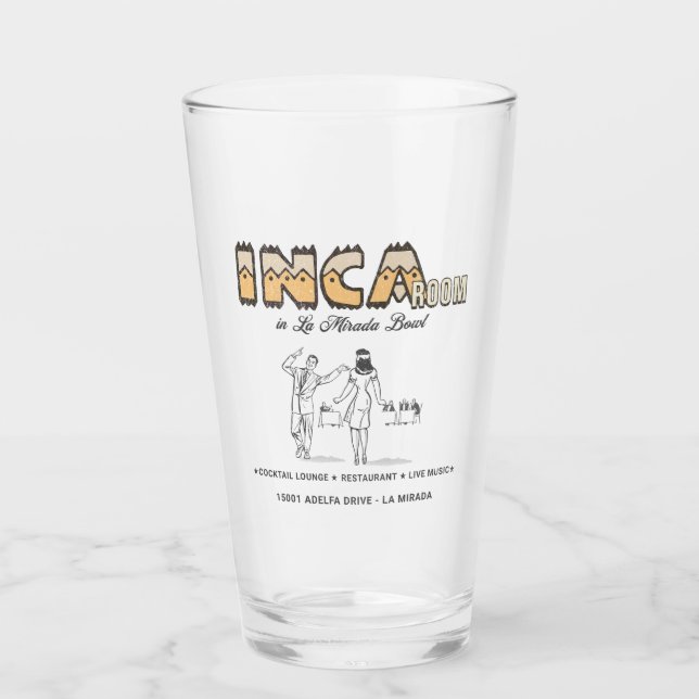 INCA Room in La Mirada Bowl vintage Glass (Front)