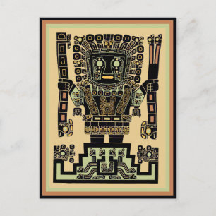 Inca Warrior God Postcard