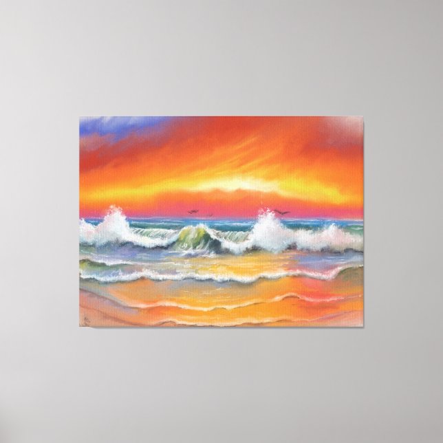 Incandescence - Watercolor Art Canvas Print (Front)