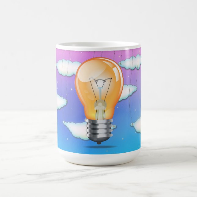 Incandescent light bulb coffee mug (Center)