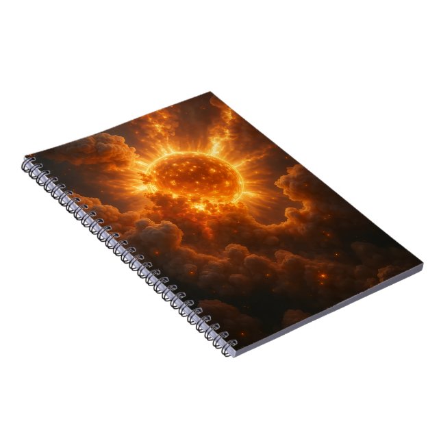 Incandescent Sun Notebook (Right Side)