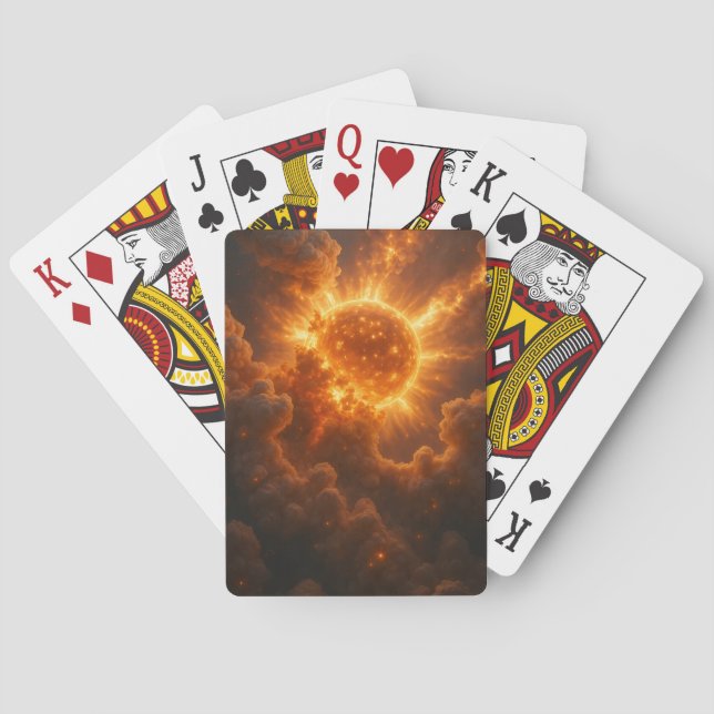 Incandescent Sun Playing Cards (Back)