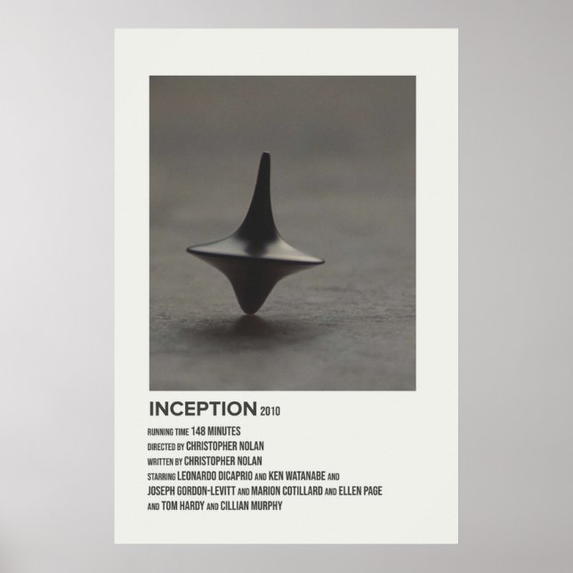 inception 2010 poster (Front)