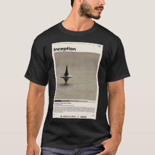 Inception Christopher Nolan, Minimalist Movie Pos T-Shirt