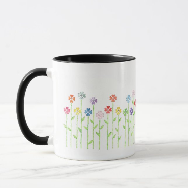 Inch by Inch, Row by Row Mug (Left)