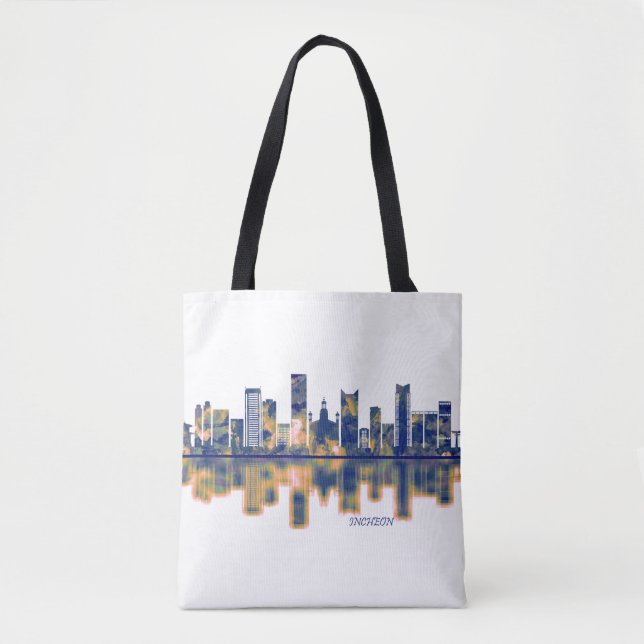 Incheon Skyline Tote Bag (Front)