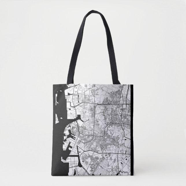 Incheon South Korea Map Tote Bag (Front)