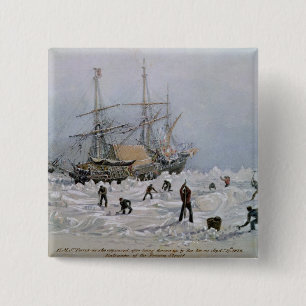 Incidents on a Trading Journey: HMS Terror 15 Cm Square Badge