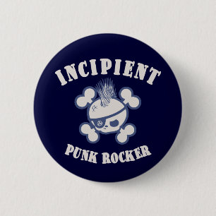 Incipient Punk Rocker 6 Cm Round Badge
