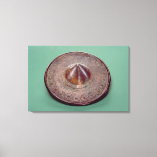 Incised pin head, from Ireland, c.700 BC Canvas Print