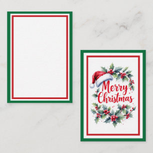 Include A Personal Note with your Christmas Gift Card