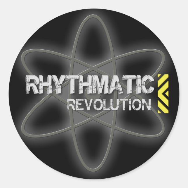 #include <revolution.h> classic round sticker (Front)