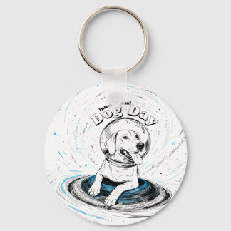 Inclusion Canine Space Design Key Ring