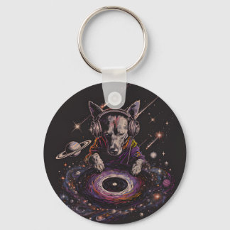 Inclusion Cosmic Paws Design Key Ring