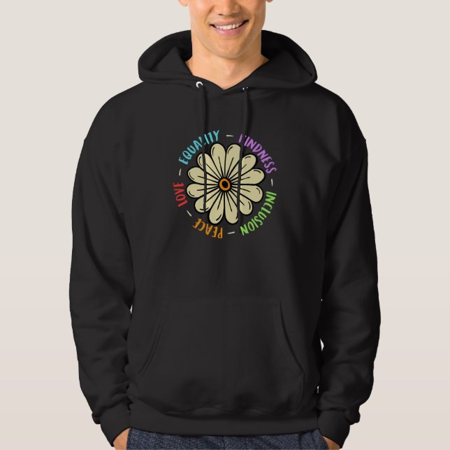 Inclusion handicap acceptance and awareness Equali Hoodie (Front)