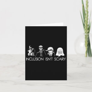Inclusion Isn't Scary Slp Halloween Sped Teacher G Card