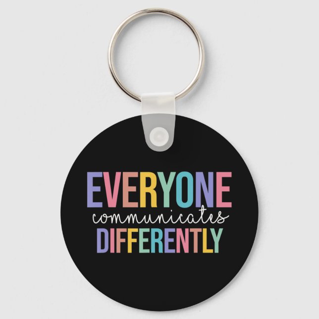 Inclusion Matters, Special Education Shirt, Mindfu Key Ring (Front)