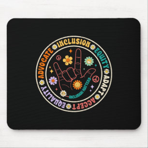 Inclusion Problems Autism Awareness Special Educat Mouse Pad