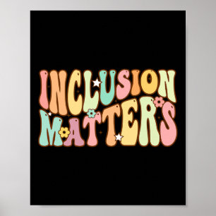 Inclusion Problems Special Education Autism Awaren Poster