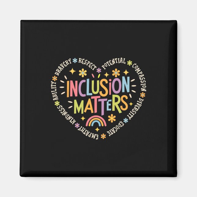 Inclusion Problems Special Education Teacher Autis Magnet (Front)