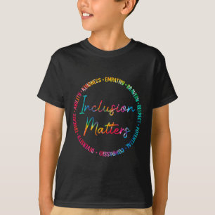 Inclusion Problems Tie Dye Autism Awareness Sped T T-Shirt
