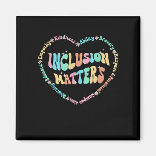 Inclusion S Autism Awareness Sped Teacher Kindness Magnet
