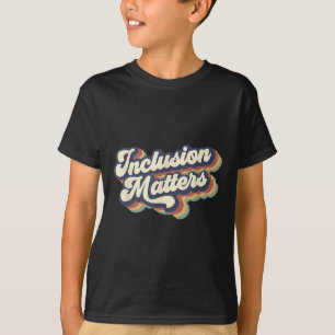 Inclusion S Retro Special Education Teacher Women  T-Shirt