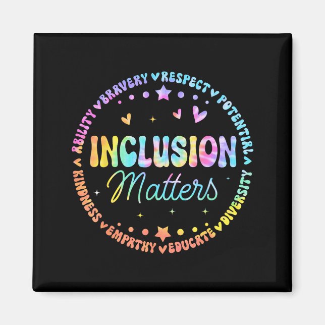 Inclusion Special Education Teacher Autism Magnet (Front)