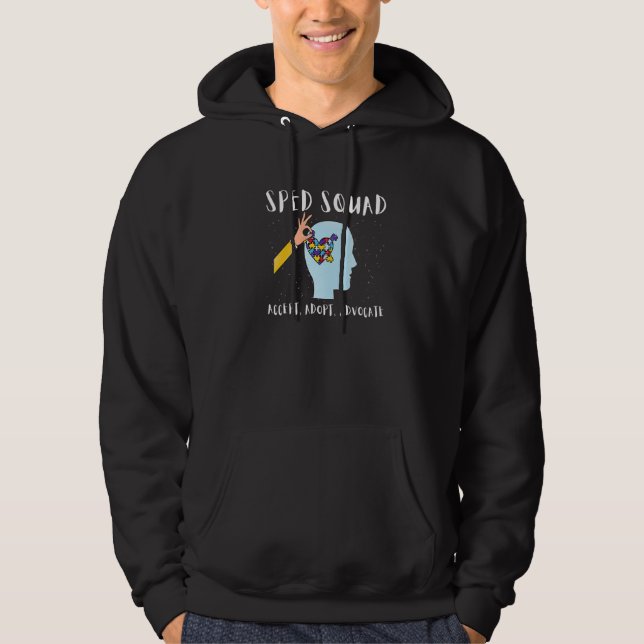 Inclusion SPED Special Education Teacher  Sped Squ Hoodie (Front)