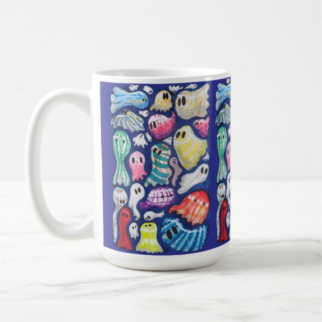 Inclusive Ghosts Coffee Mug (Left)