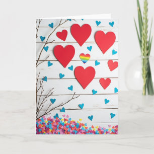 Inclusive Hearts Artful Love Card