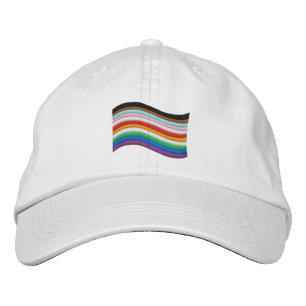Inclusive LGBTQ+ Pride Flag Embroidered Hat
