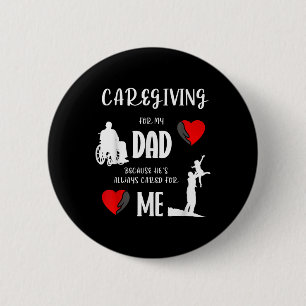 Inclusive Love Caregiver Appreciation Tee 6 Cm Round Badge