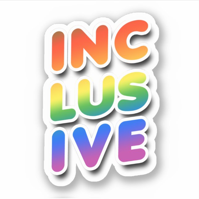 INCLUSIVE STICKER (Front)