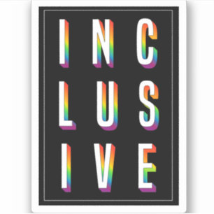 INCLUSIVE STICKER