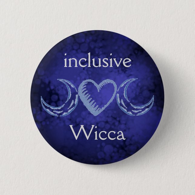 inclusive Wicca 6 Cm Round Badge (Front)