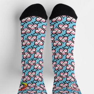Inclusivity & Love Symbol TG Flag Socks