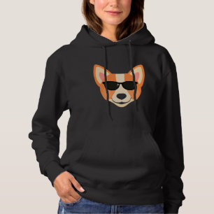 Incognito Corgi Incorgnito Corgi  White Corgi  786 Hoodie