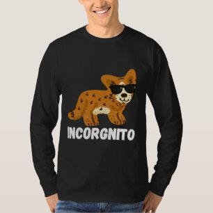 Incognito Corgi Incorgnito Corgi White Corgi 884 T-Shirt
