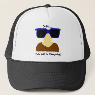 Incognito Moustache & Glasses Hat