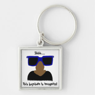 Incognito Moustache & Glasses Keychain