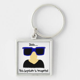 Incognito Moustache & Glasses Keychain