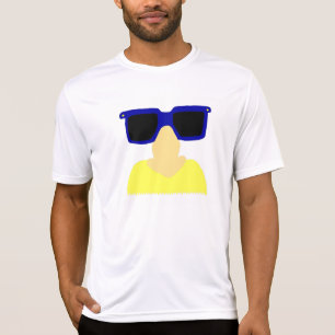 Incognito Moustache & Glasses Mens Performance Tee