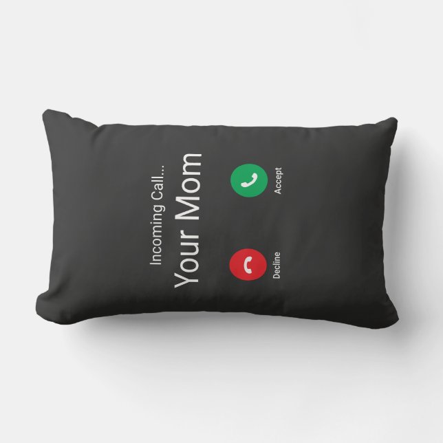 Incoming Call From Your Mum Lumbar Cushion (Front)