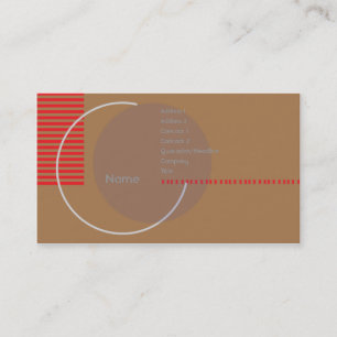 Incomplete Circle - Business Card