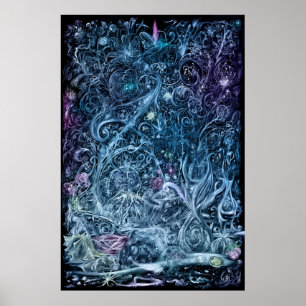 Incopreal Flowers Poster