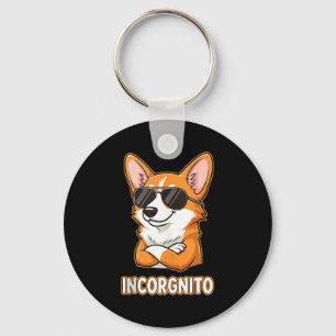 Incorgnito Funny Welsh Corgi Dog Owner Humor Men W Key Ring