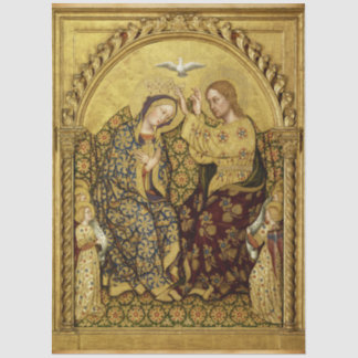 INCORONATION OF VIRGIN by Gentile Da Fabriano Tissue Paper