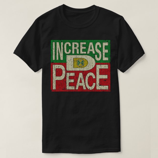 Increase D Peace 1992 T-Shirt (Design Front)