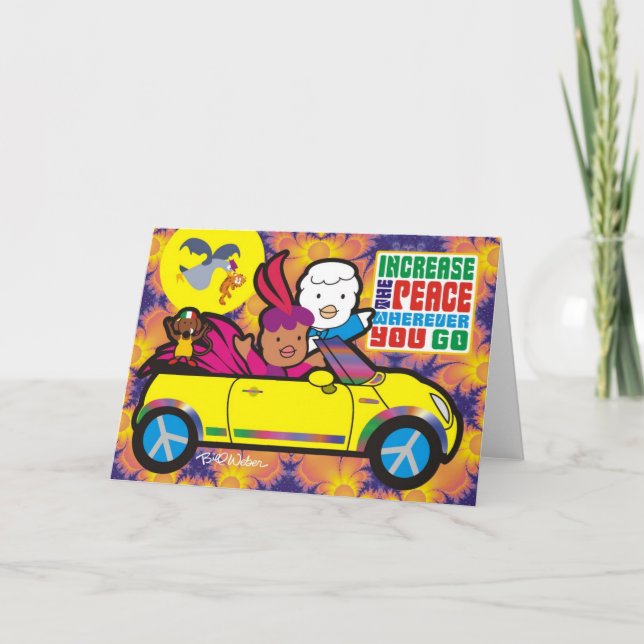 Increase The Peace Wherever You Go Card (Front)